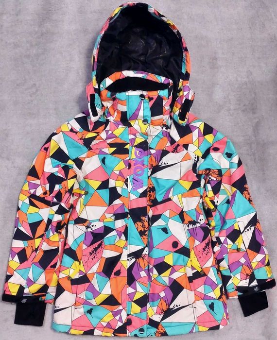 Kurtka zimowa z odpinanym kapturem KappAhl Woxo 720 EU 158 kolorowa