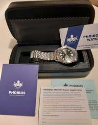 Nowy zegarek Phoibos Kraken, diver, 300m, automat, szafir
