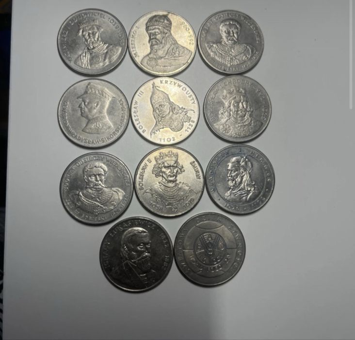 Zestaw monet z kolekcji