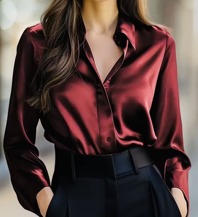 Camisa Bordeaux L(NOVA)