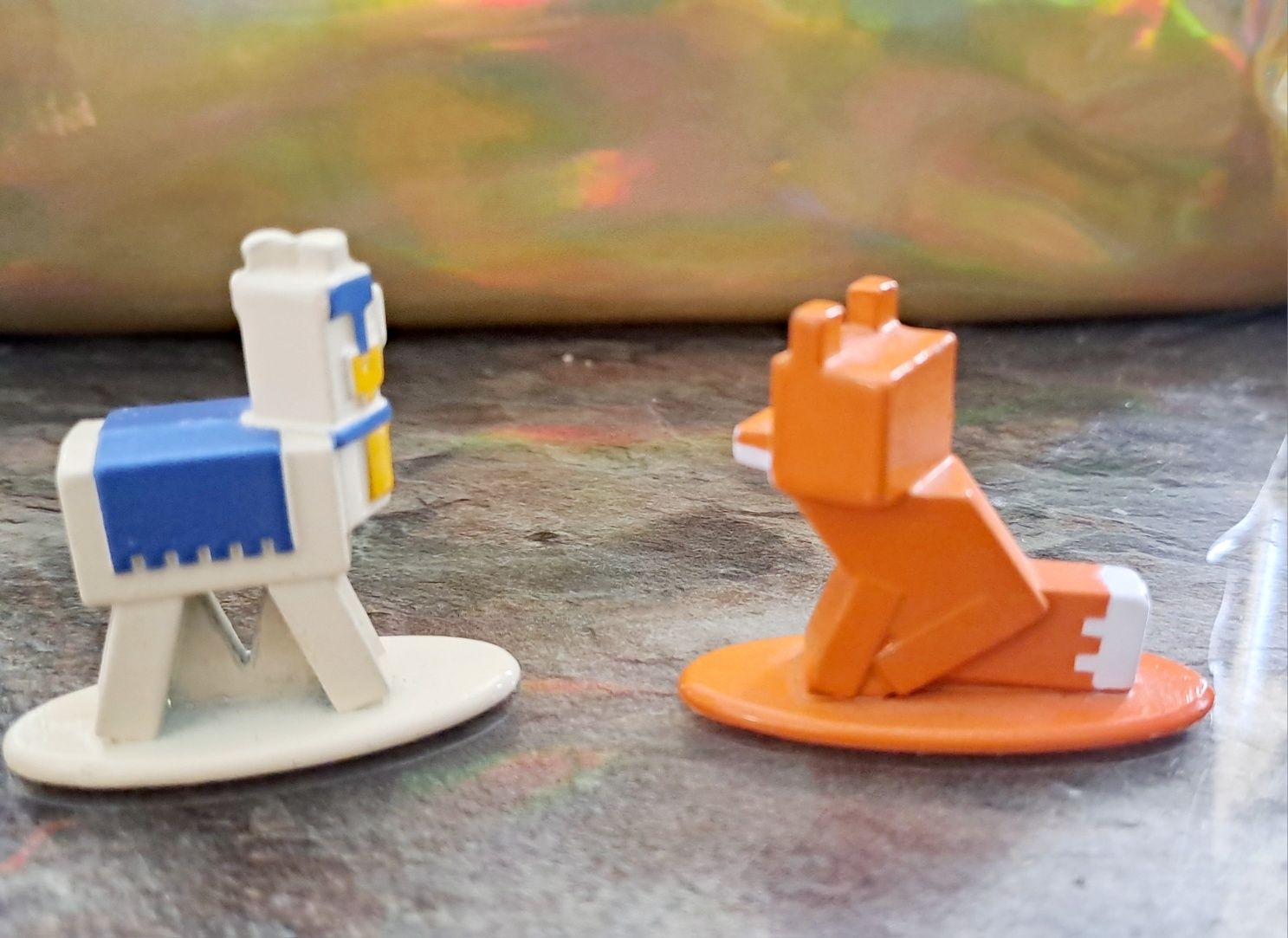 Minecraft 2 figurki metalowe kolekcjonerskie