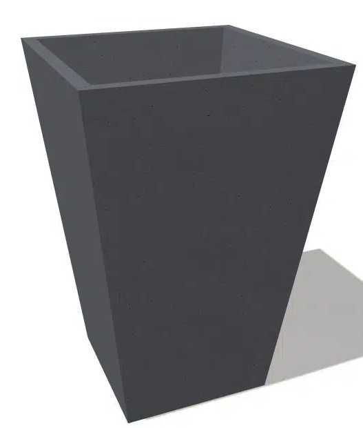 Donica betonowa 50x50x80 kol.jasno-szary