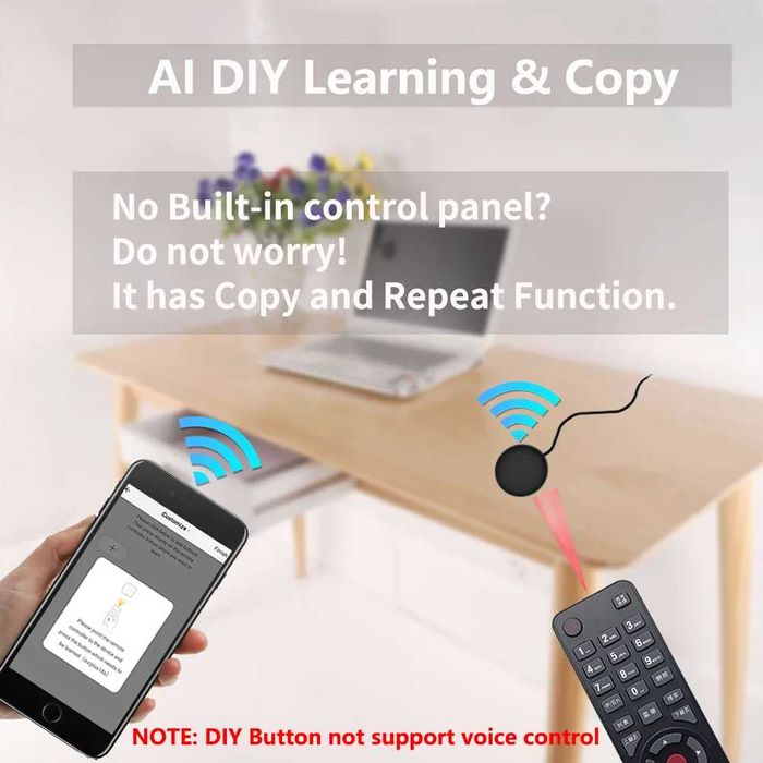substitua os comandos! - Tuya WiFi Smart Home Controle Remoto