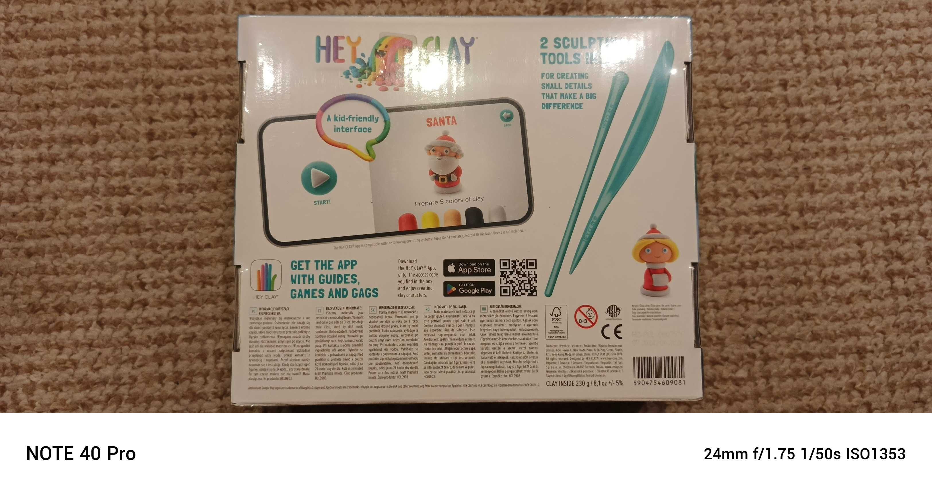 Nowa masa plastyczna Hey Clay Ferie Zimowe Winter Holiday święta