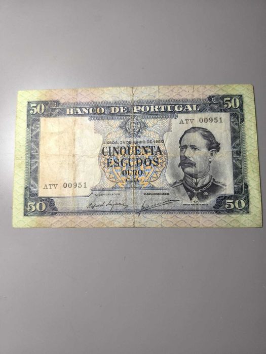 Nota de Banco 50 Escudos – 24/06/1960