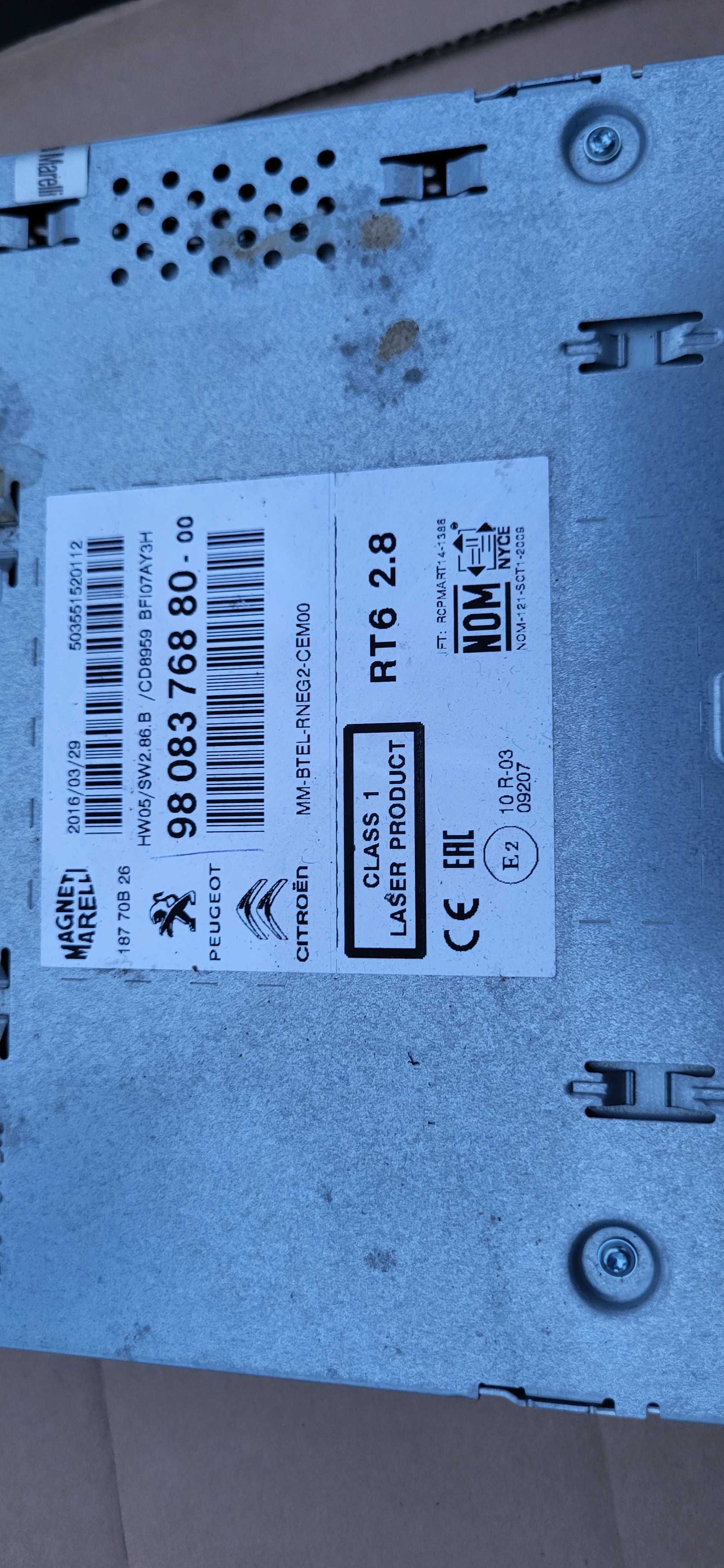 radio rneg 3 Citroen c5 III x7 Peugeot