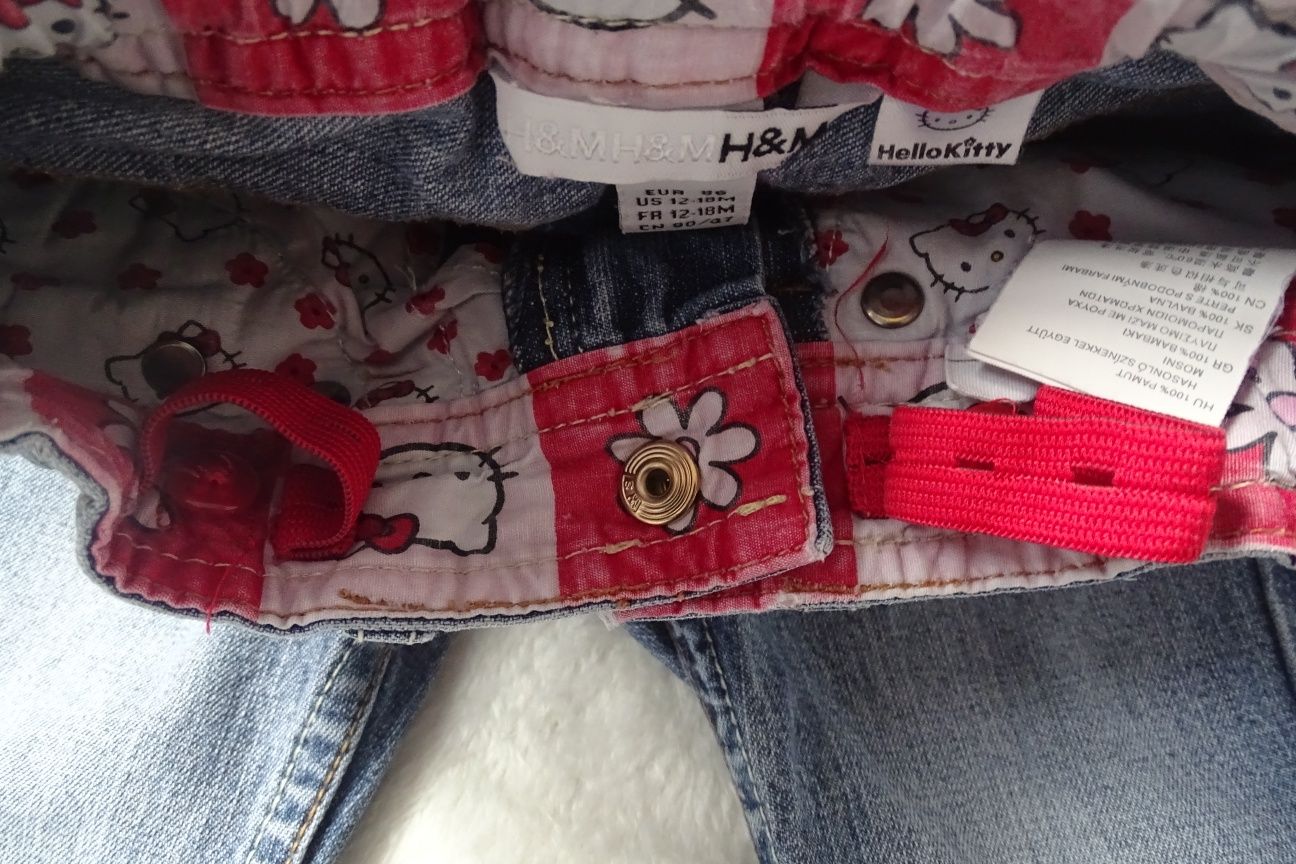 Spodnie jeansowe H&M Hello Kitty