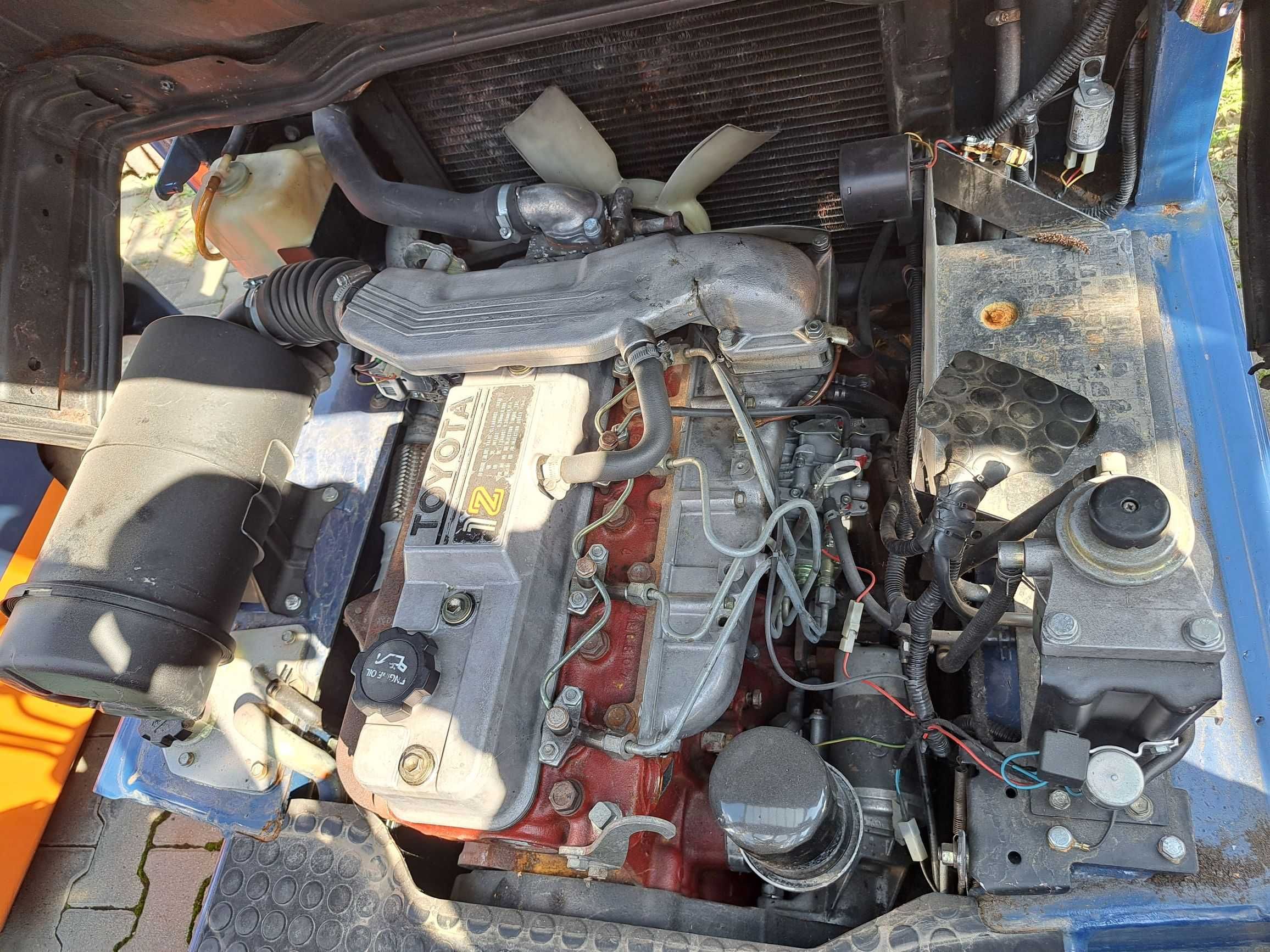 Wózek widłowy Toyota 02-5FD25 2,5t, diesel, 1995, Triplex 4,3m,Automat
