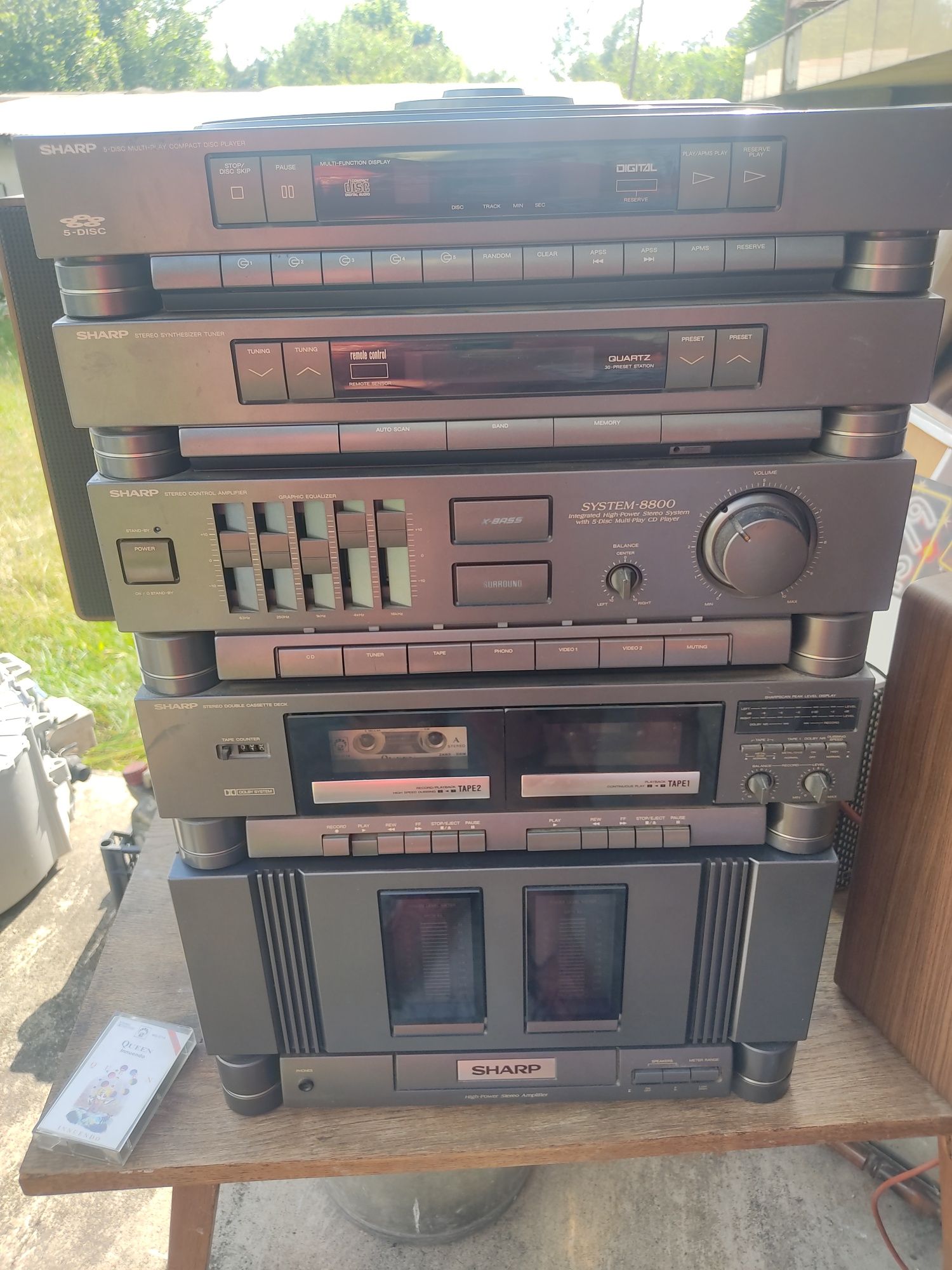 Wieże hi fi Kenwood Sony 313 Siemens technics Sharp