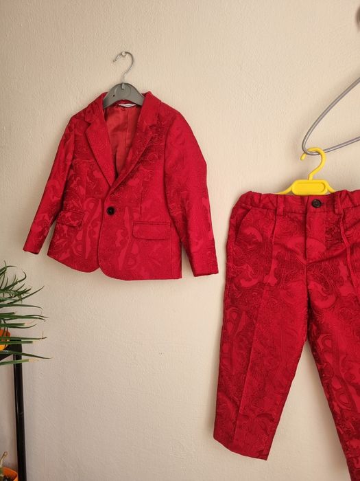 Dolce&gabbana nowy komplet garnitur na chłopca marynarka zestaw  24-30