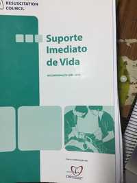 Livros medicina antibiotico e suporte imediato de vida e primeiros socorros