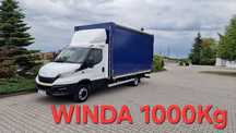 Iveco WINDA 1000KG◾️50c18◾️DMC 3.5 TONY◾️FIRANKA-WINDA ◾️DAILY◾️SKRZYNIOWY◾️PLANDEKA◾️35 180◾️10 PALET◾️