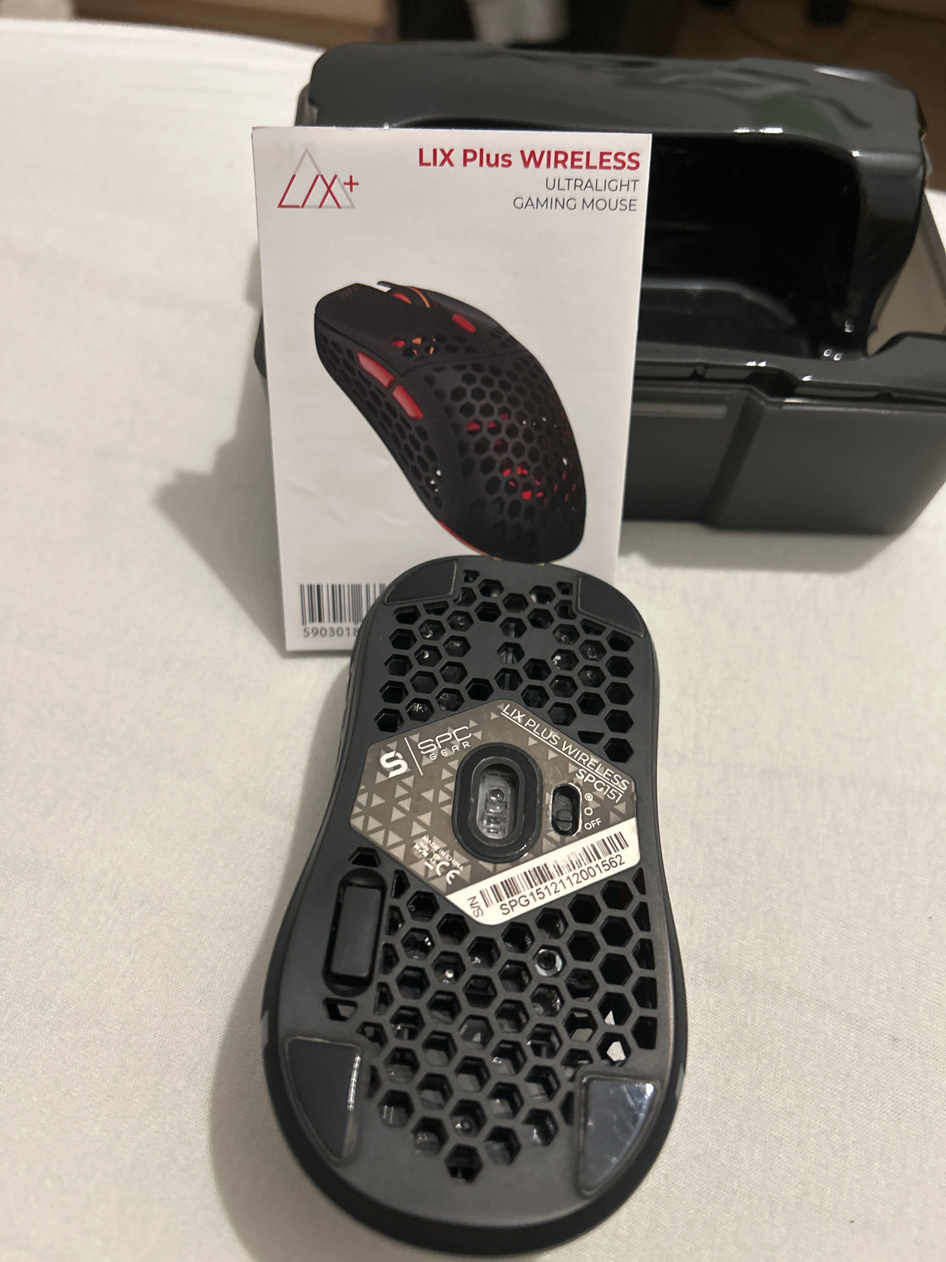 Myszka  Lix  Plus Wirelees ultralicht gaming mouse na gwarancji