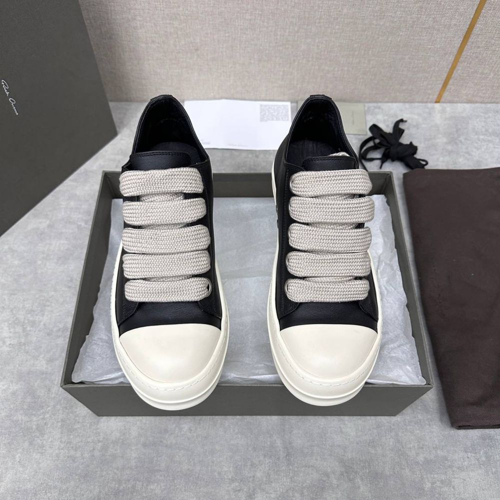 Rick Owens Jumbo Lace Low/DRKSHDW/Шкіряні Кеди Rick Owens/40-43