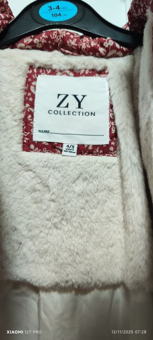 Casaco menina inverno