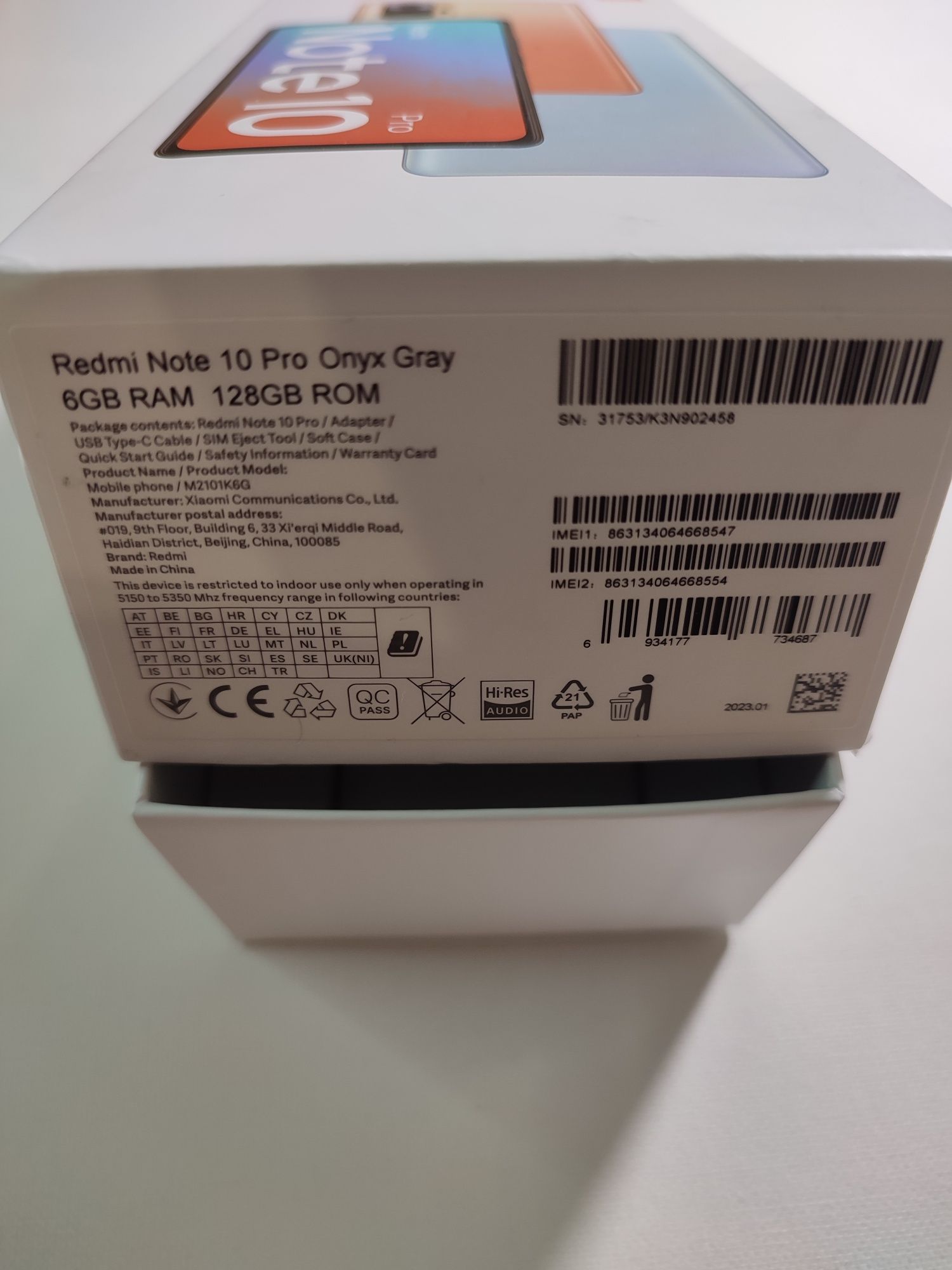 Xiaomi redmi note 10 Pro 6/128Gb, NFC