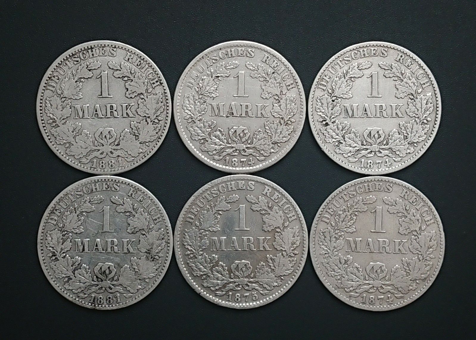 1 mark марка монета Срібло рейх марки Кірха