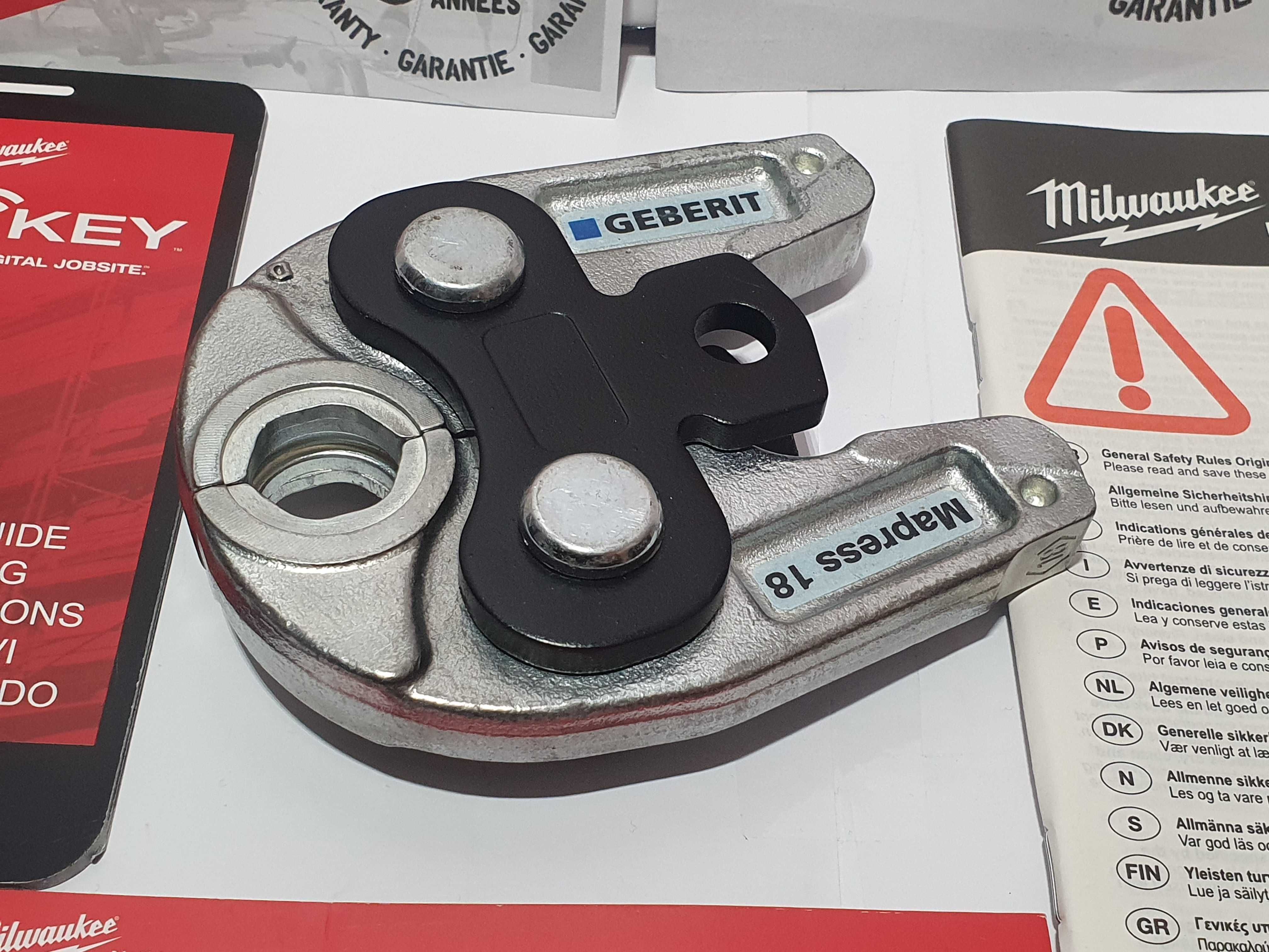 Cęgi zacisk Milwaukee Mini M18 do zaciskarki Geberit Hilti Novopress