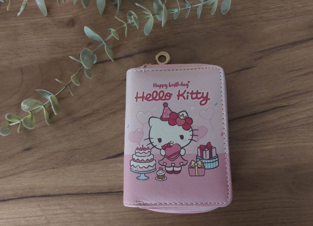 Nowy mały portfel potmonetka Hello Kitty Sanrio szynka wysyłka prezent