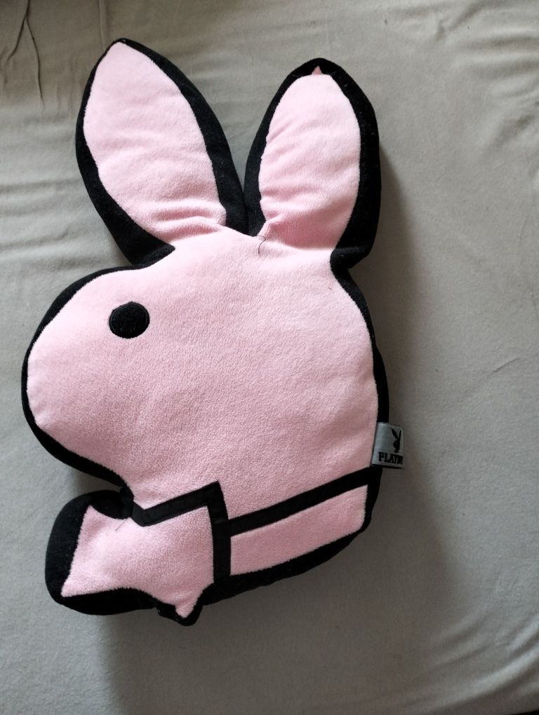Poduszka królik różowa playboy