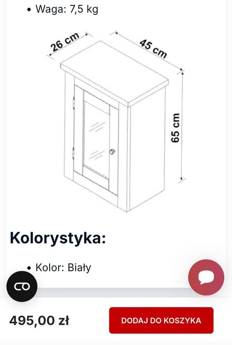 Sprzedam stylizowane meble łazienkowe