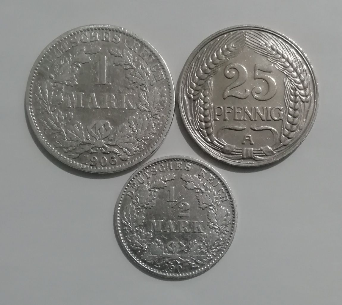 Монеты Германии серебро