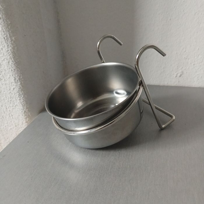 Comedouro de aço inoxidável