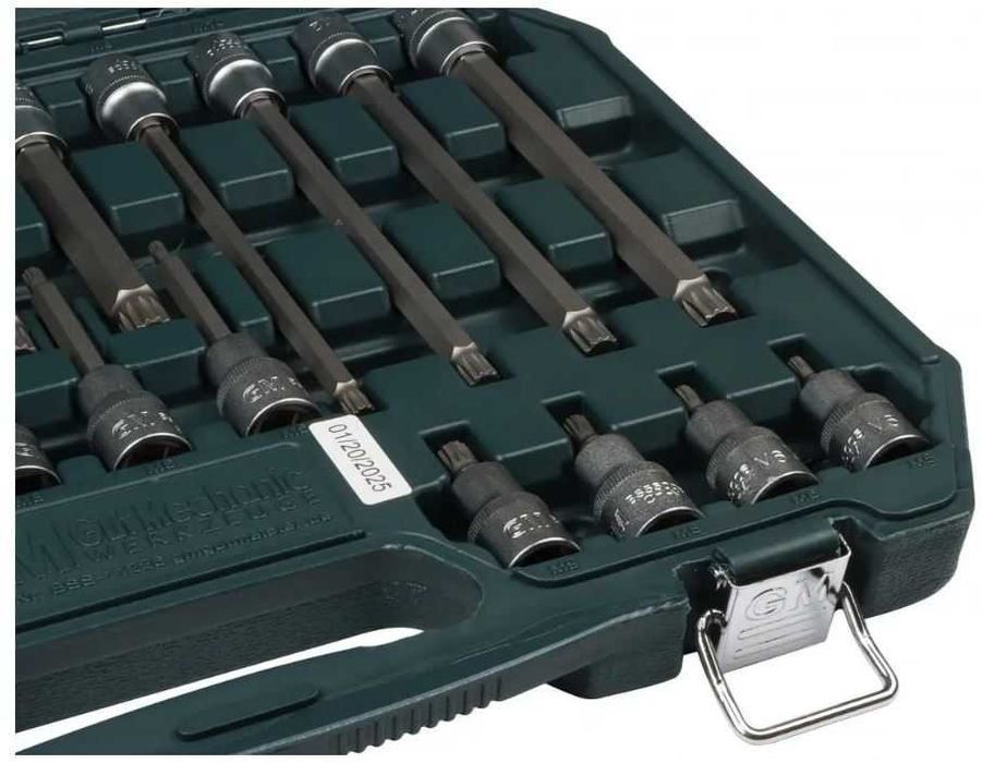 Набір біт в бітотримачі 1/2 Spline M5-M16 26 шт GUT MECHANIC BSS-11226