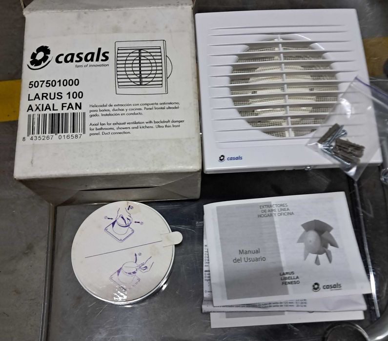 Extrator de Ar WC Novo