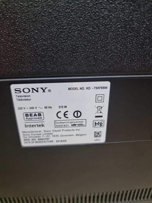 Sony 75 Smart TV 4k