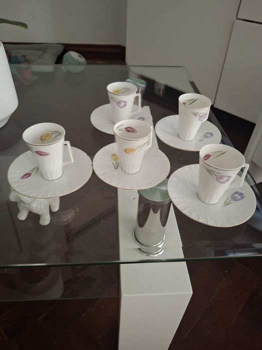 5 chávenas de café  casquinha d'ovo