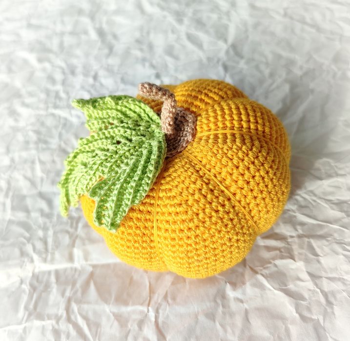 Гарбузик ручної роботи В'язаний декор інтер'єру Гольниця