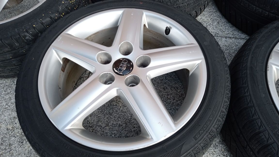 Koła 5 sztuk Audi A4 A6 5x112 17 Fundo