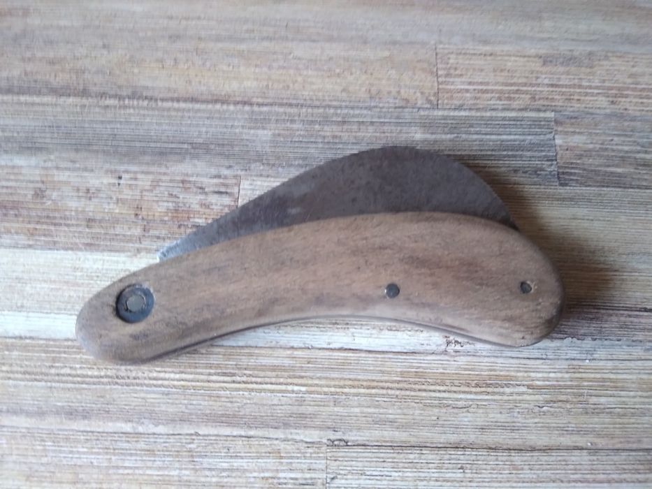 Nóż ogrodniczy scyzoryk sierpak Łódż 352 Gerlach Vintage Prl