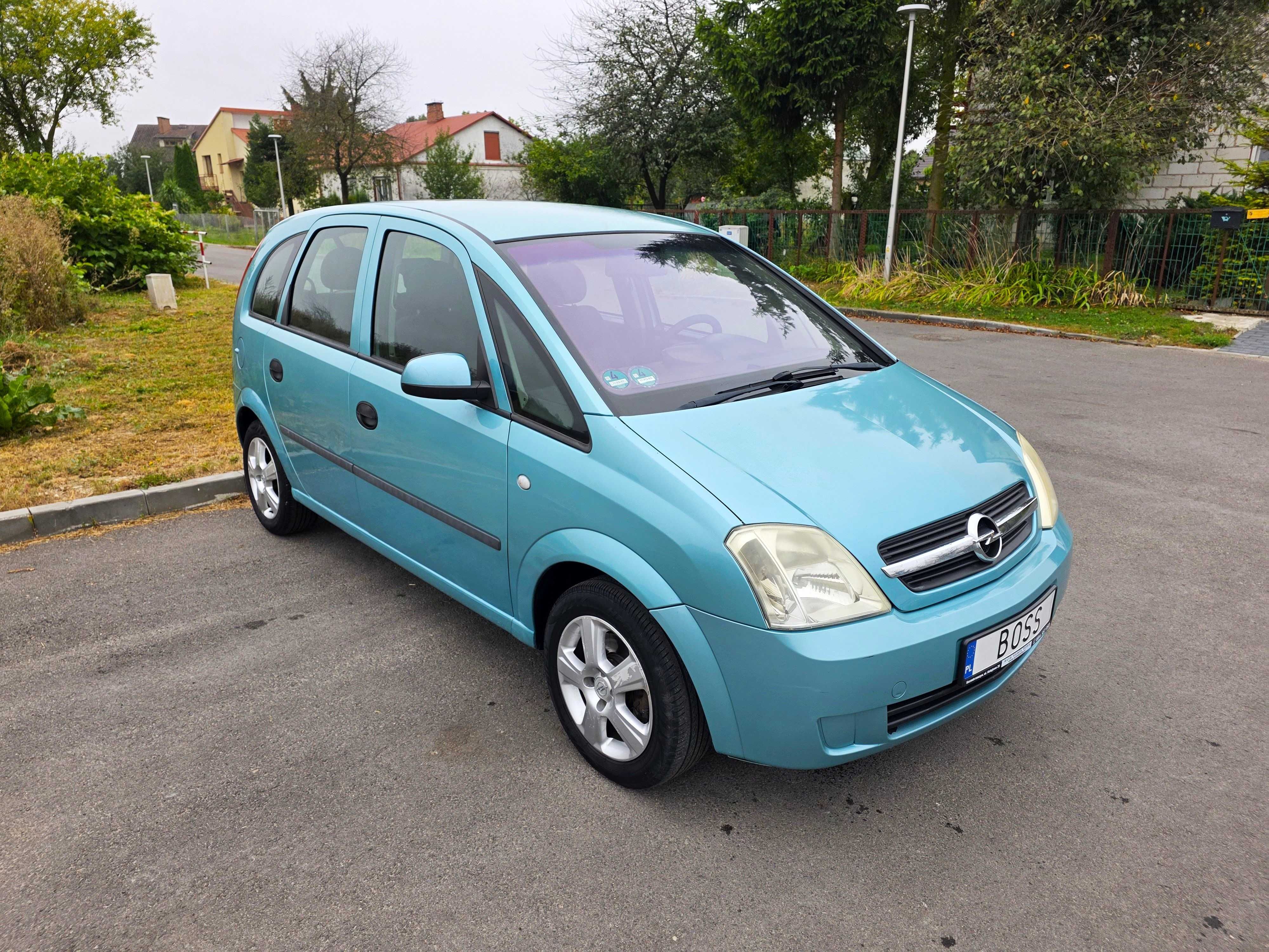 Opel Meriva 1,6 Benzyna 100KM 2004r, Hak, Klimatyzacja, Opłaty na Rok