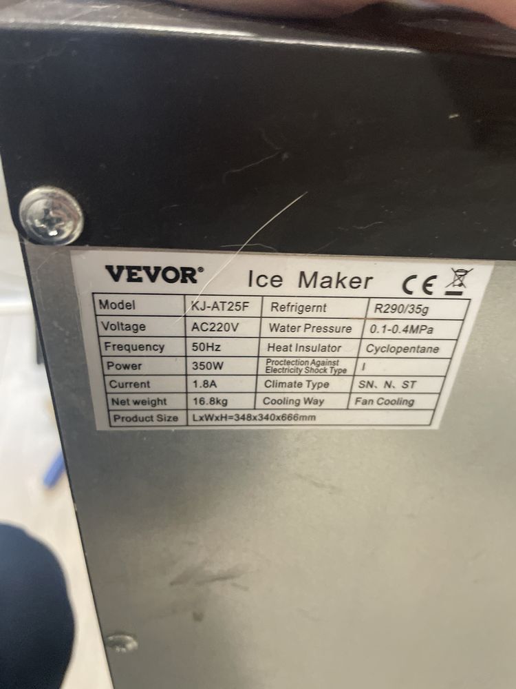 Maquina de gelo Vevor