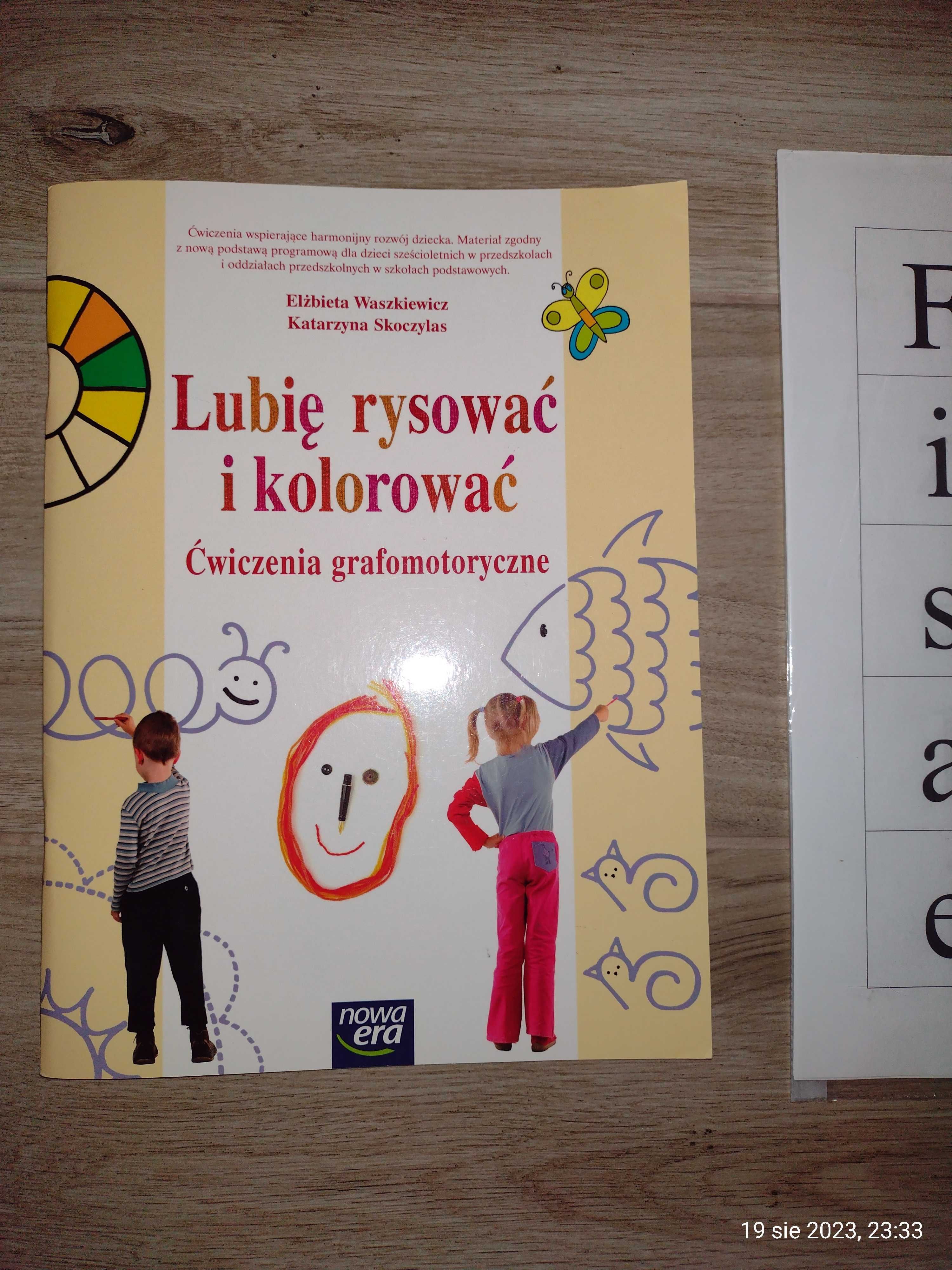 Lubię rysować i kolorować - ćwiczenia grafomotoryczne dla 6 Latków