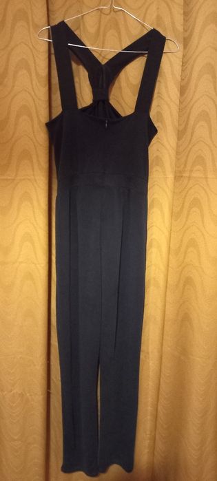 Granatowy spodnium damski