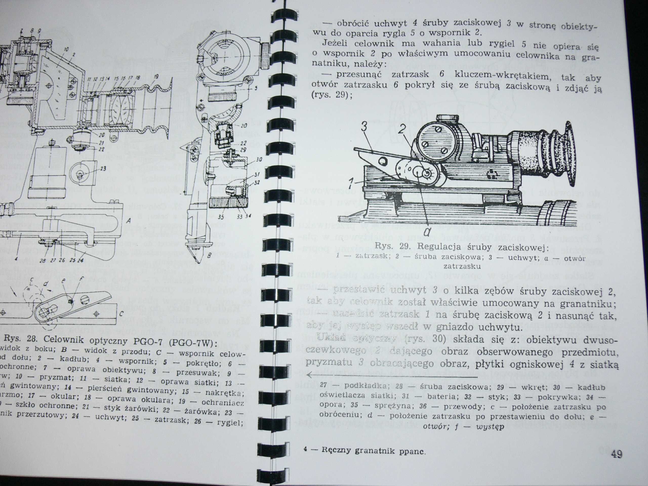 Instrukcja obsługi RPG-7 i pochodne z 1985