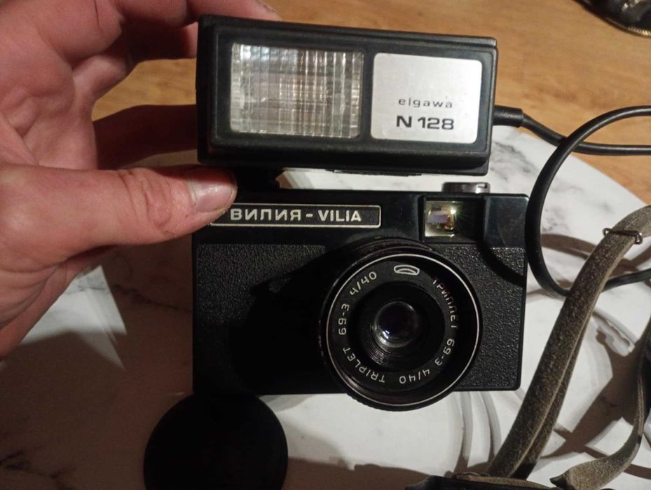 Retro stary radziecki aparat fotograficzny