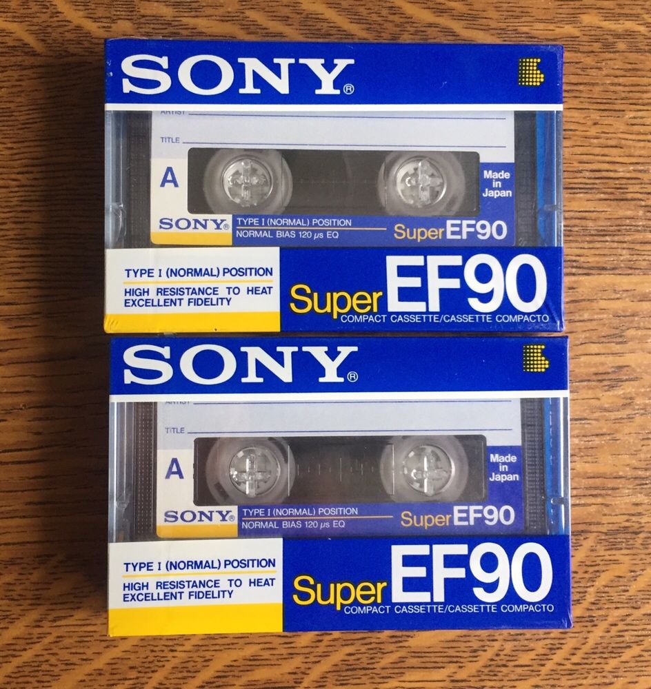 Аудио касеты SONY Super EF 90 Tokyo Japan