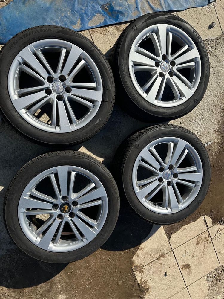 Jantes 16 seat com pneus 5x100 modelo 6j