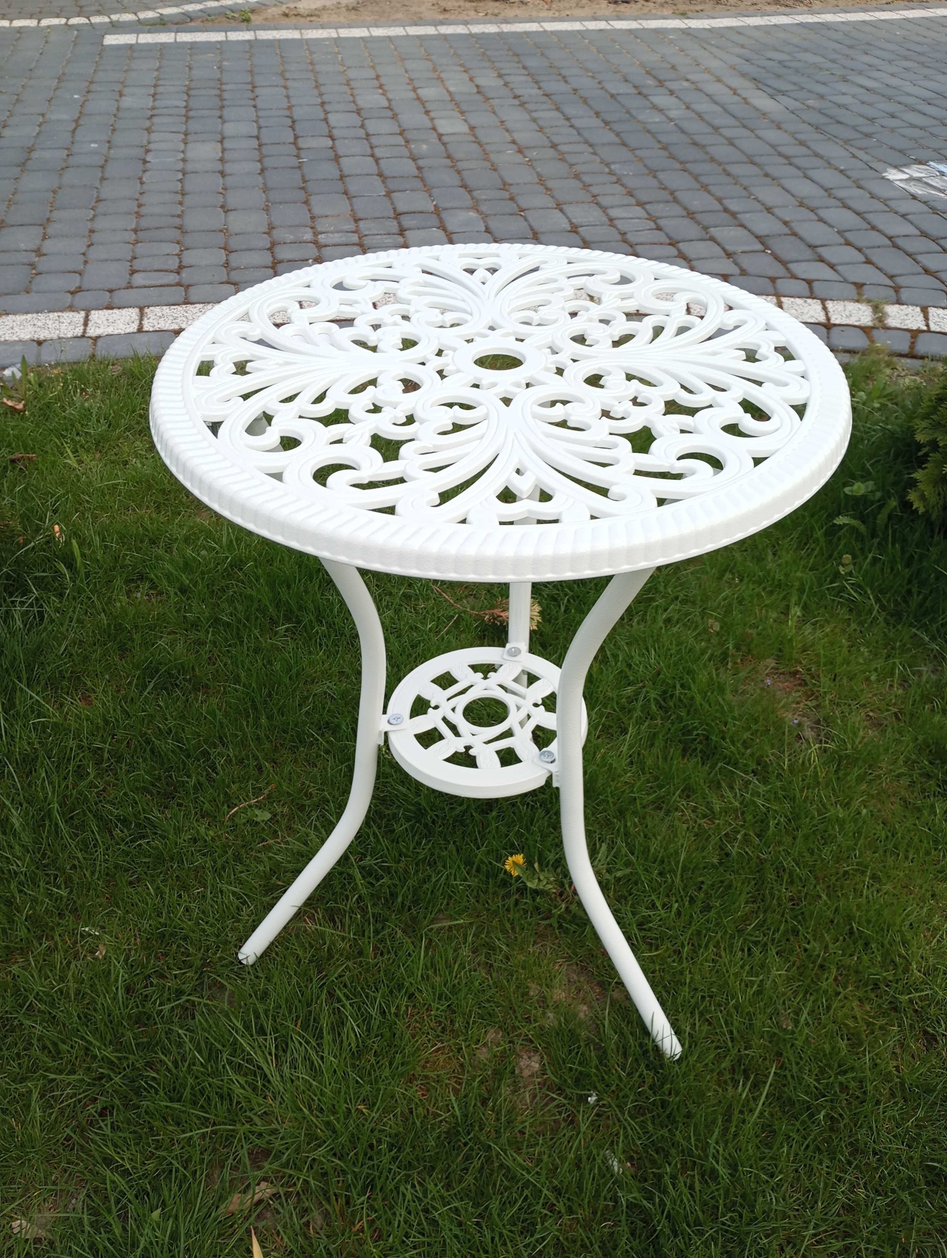 Meble aluminium,białe meble ogrodowe,stylowe białe meble ogrodowe