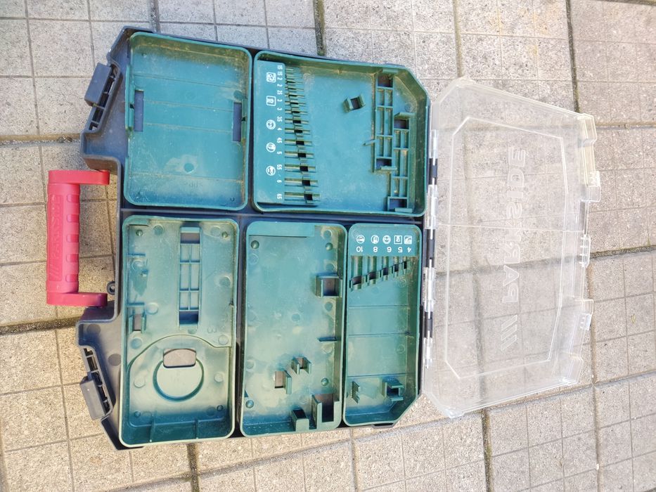 Skrzynka parkside na wiertła narzędzia