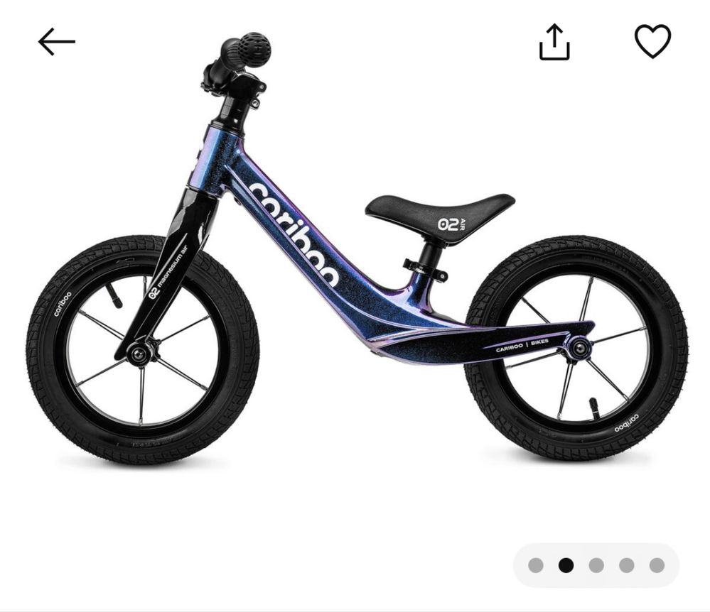 NOWY Rowerek biegowy Cariboo Magnesoum Air