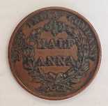 1/2 Anna. Kompania Wschodnioindyjska. 1835. Miedź