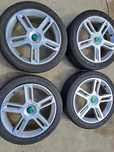 4szt Felgi Aluminiowe Fiat 17cali 4x98 Komplet Opony Lato