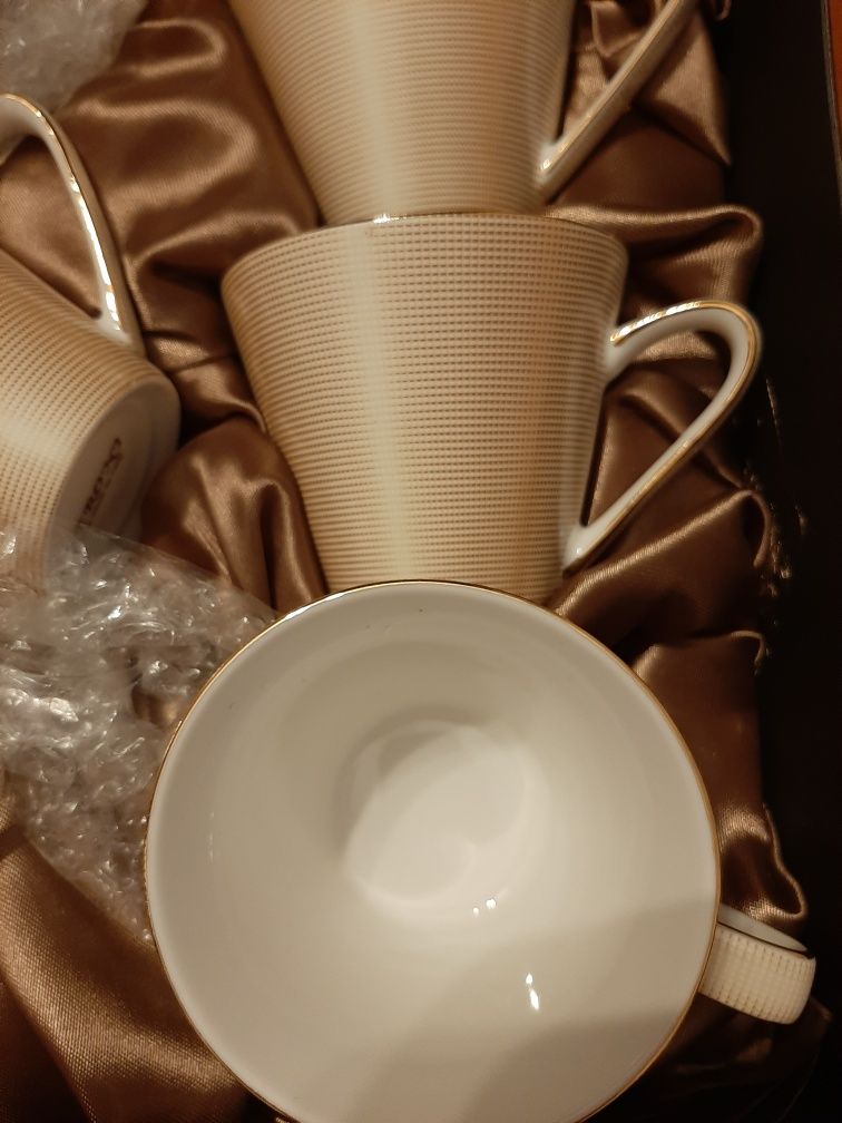Porcelana, zestaw kawowy Veroni, nowy, prezent, rocznica