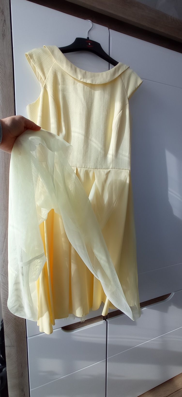 Sukienka Defacto żółta cytrynowa rozmiar 42 - jak nowa!
