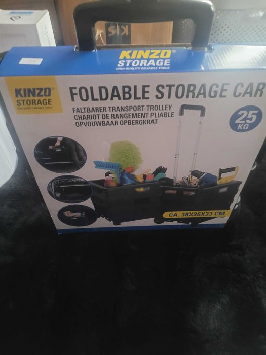 Skladany wózek, skrzynia na kółkach